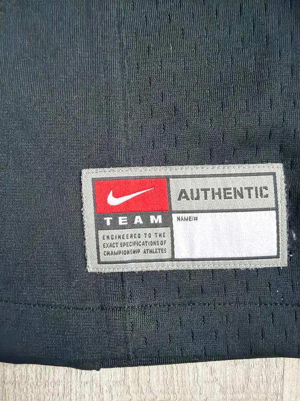 Nike Team Authentic Football Jersey #15 Black Gold Mesh Size Large - Image 2