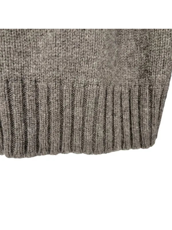 Polo Ralph Lauren Gray Wool Blend Crewneck Sweater Size Large Quiet Luxury - Image 7