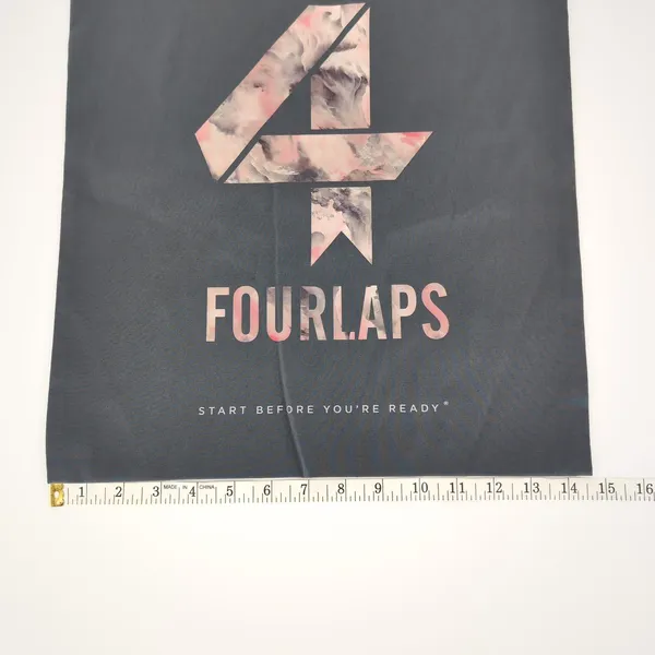 4 Laps/Four Laps Gray/Grey with Pink Camo Logo 2-Way Stretch Signature Tote NWT - Image 9