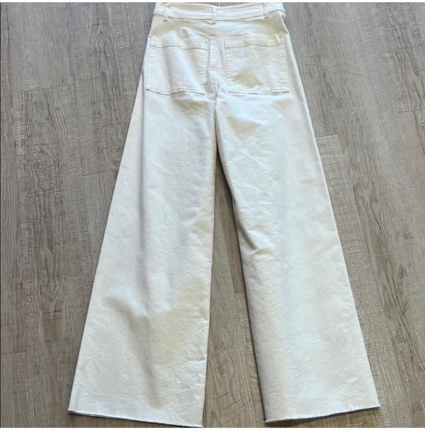Z supply high waisted white jeans - Image 3