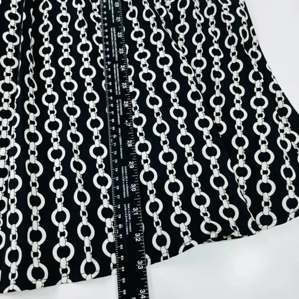 Bonnie Alex Black Chains Midi Skirt‎ Size Medium - Image 4