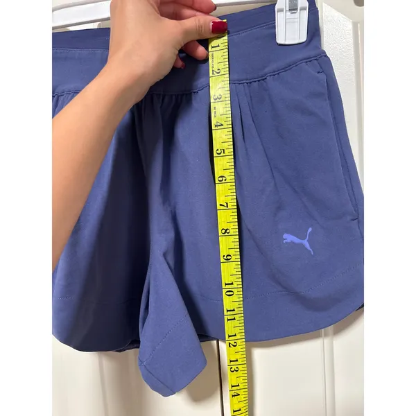 Puma Cloudspun Blue Athletic Shorts XS - Image 4