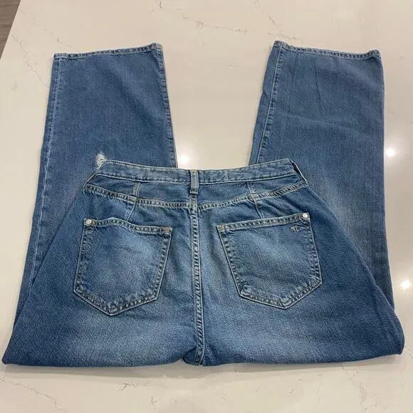 Pilcro High Rise Straight Leg‎ Jeans Size 29 - Image 4