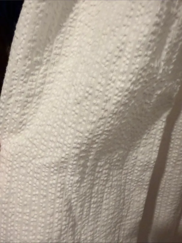 Free‎ People nightingale Cream dress smock back seersucker skirt small - Image 3