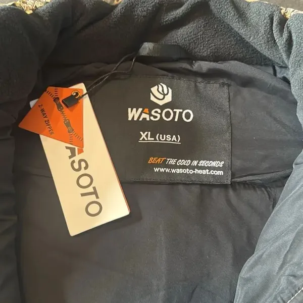 Wasoto Women’s Black Heated Vest with Battery Pack Washable SMALL NEW - Image 7