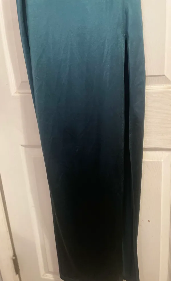 Windsor Hunter Green Strapless Maxi Dress - Image 7