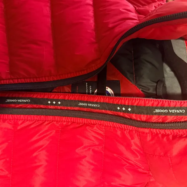 Canada Goose Red Puffer Jacket - Image 5
