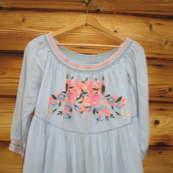 Free People Blue Dress - Image 4