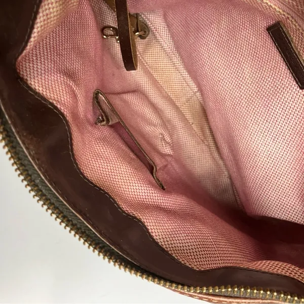 Dooney & Bourke safari brown pebbled leather‎ shoulder bag - Image 3