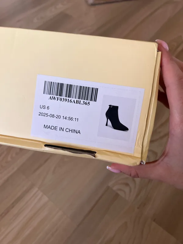 Cosy island Serene Stiletto Pointed Toe Ankle Boot Black Size 6 - Image 9