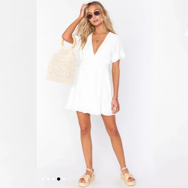 NWOT Show me Your Mumu Virginia white mini dress XS - Image 3