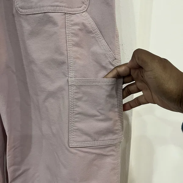 Urban Outfitters Women’s Pink Nylon Utility Cargo Pants Size Small - Image 6