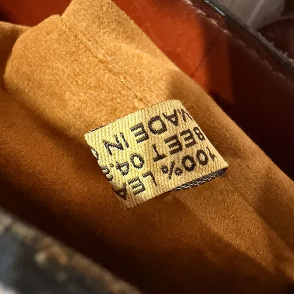 Patricia Nash Cameley Tote Italian Leather Heritage‎ Tan Braided Handle Bag - Image 6