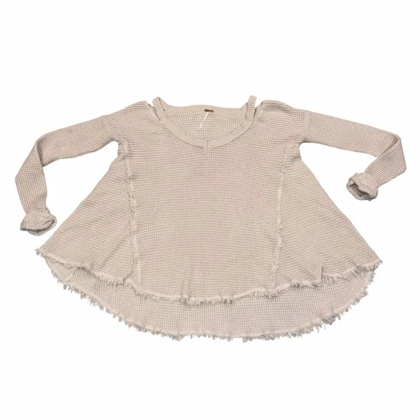 Free People Moonshine Waffle Knit Sweater - Image 4
