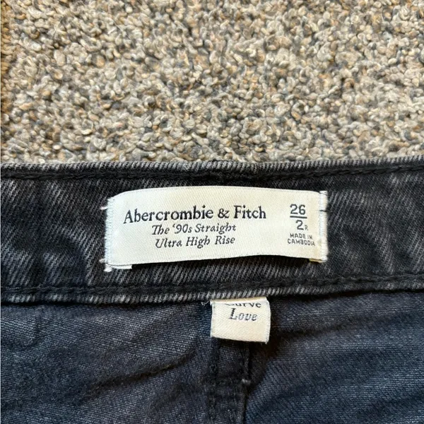 Abercrombie Curve Love Ultra High Rise 90s Straight Jean - Image 2
