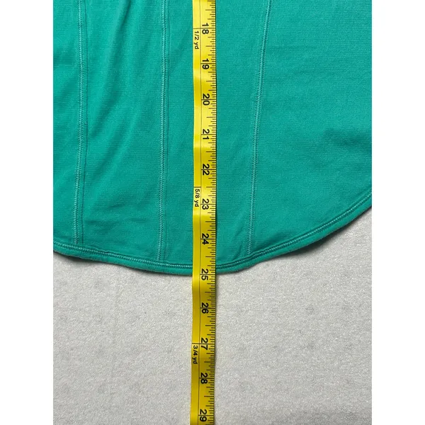 Lululemon Power Y Tank Teal Built-In Bra Strappy Athletic Top - Image 6