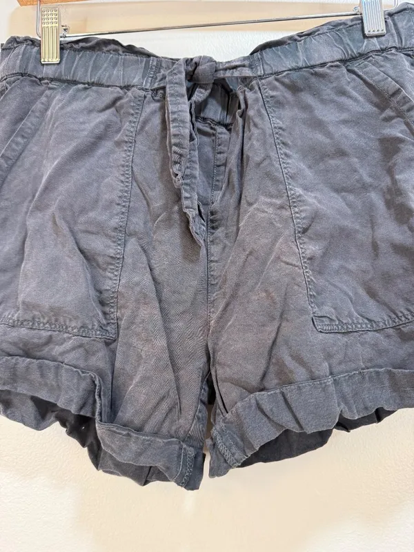 Aerie Garment Died Paper Bag Belted Waist Rolled Hem Boho Fairy Shorts XS - Image 6