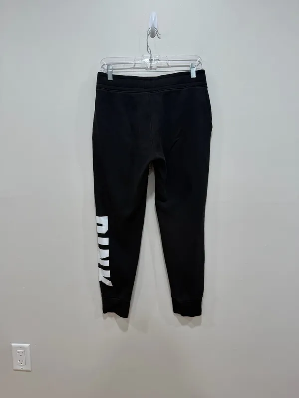 PINK Victoria’s Secret Black Jogger Sweatpants Cozy Lounge Athleisure Size Medium - Image 5