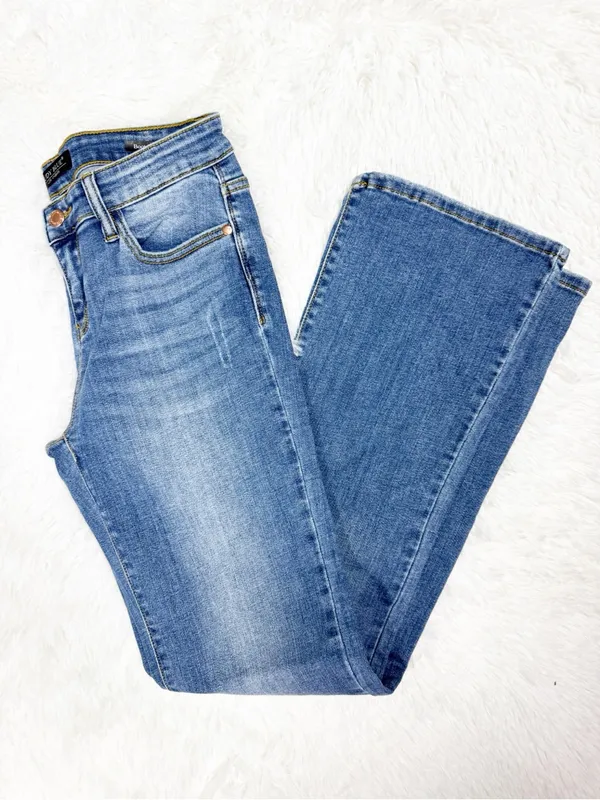 Judy Blue Boot Cut Jeans Size 7/28 Medium Wash NWT JB82350MD - Image 4