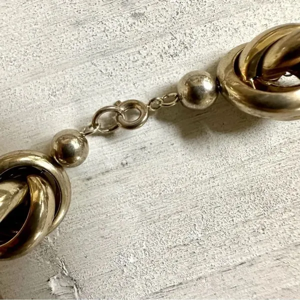 Silver tone necklace - Image 5