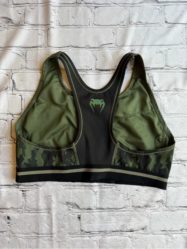 UFC MMA Women’s Sports Bra Green Venom Size Large Workout Gym Athletic - Image 9