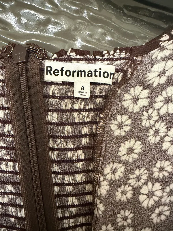 Reformation Dress Mini Floral - Image 3
