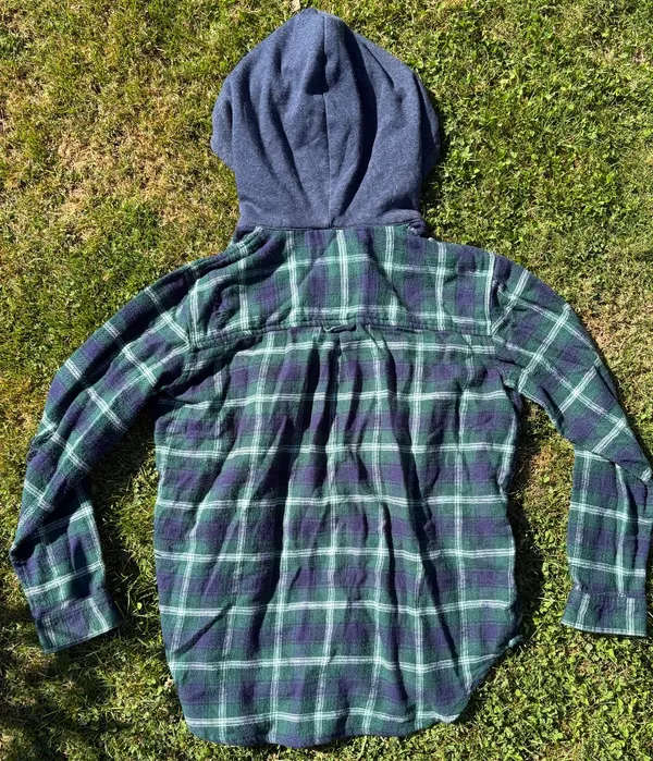 American Eagle Hooded Flannel - Image 3