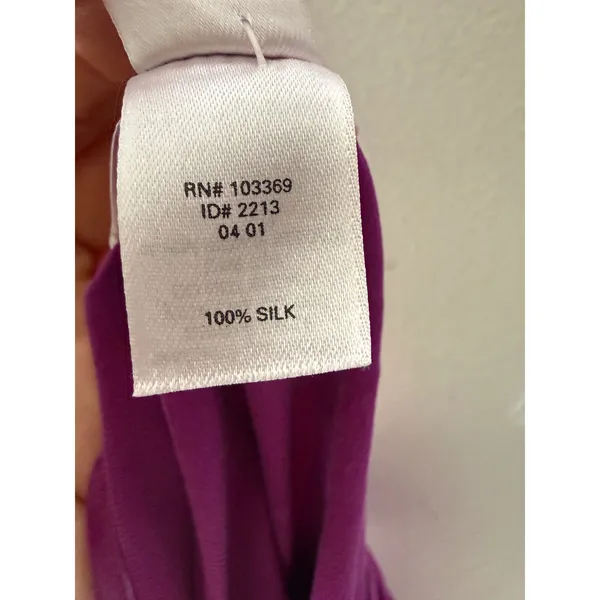 Victoria's‎ secret vintage 2001 silk slip dress magenta Fushia size small - Image 5