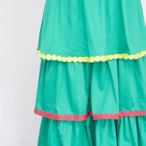 Alden Adair. Frida Ruffle‎ Smocked Midi Dress. - Image 8