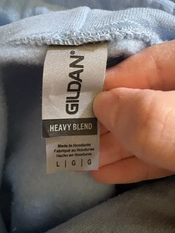 Gildan Blue Mystic Hoodie - Image 4
