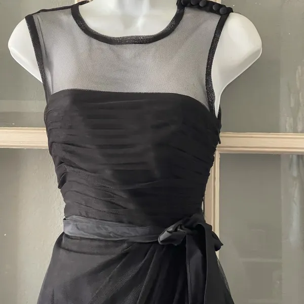 WHITE By Vera Wang‎ Dress Black Size 4 - Image 5