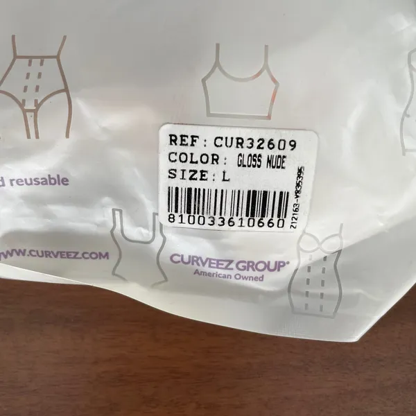 CURVEEZ Comfort Evolution Hi Waist Thigh Slimmer Gloss Nude Size L‎ - Image 4