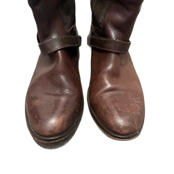 Golden Goose Charlye Riding Boots Santa Fe Suede Leather‎ Distressed Size 36 (6) - Image 5