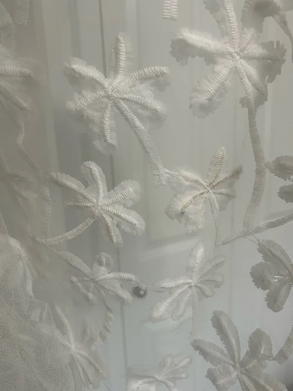 New Showpo RHEIVA Strapless 3D Embroidery Midi White Dress Size Large MSRP $149 - Image 11