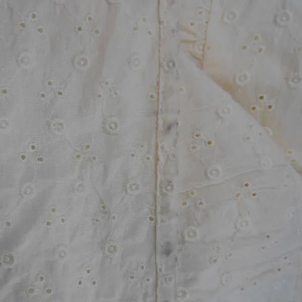 Sim & Sam Ivory Eyelet Smocked Tiered Midi Dress L NWT‎ Cottagecore Prairie Boho - Image 14