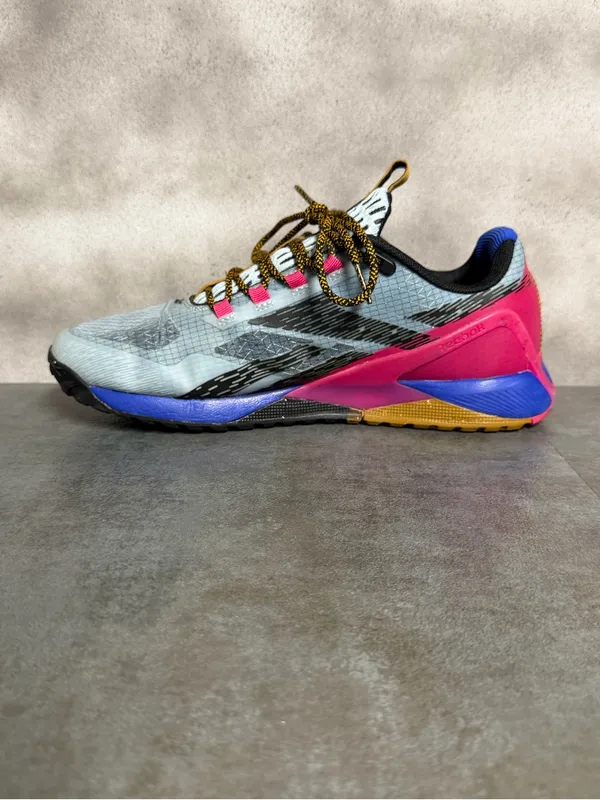Reebok Nano X1 Women's Training Adventure Shoes Gray/Colbalt Size 7.5 - Image 16