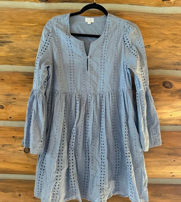 Mud Pie Raylene Eyelet Dress - Image 3
