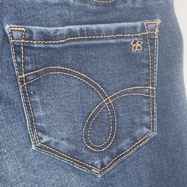 Medium Wash Straight Leg Maternity Blue Jeans PM - Image 3