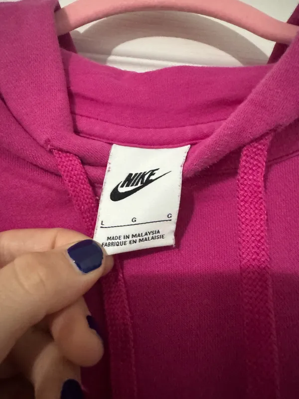 Pink Nike Hoodie - Image 3
