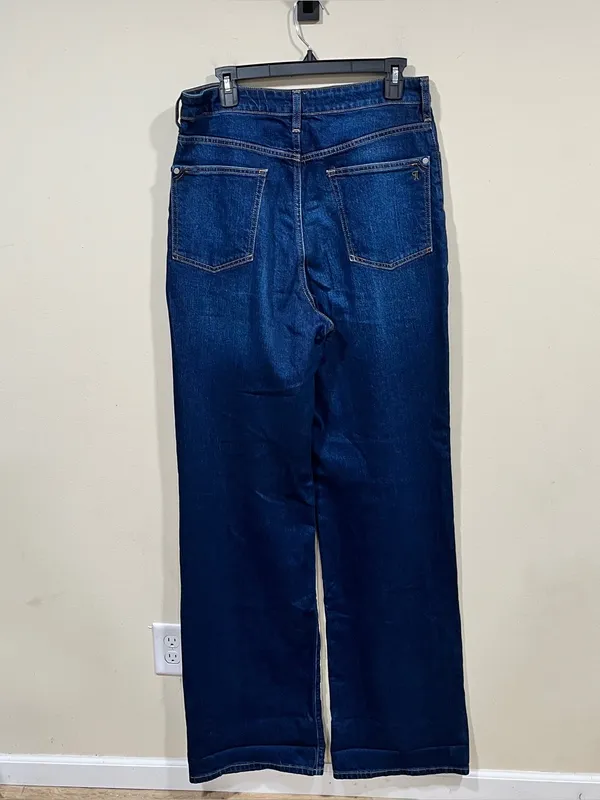 Anthropologie Pilcro The Austyn High Rise Cuffed Wide Leg Jeans Size 30 TALL - Image 8