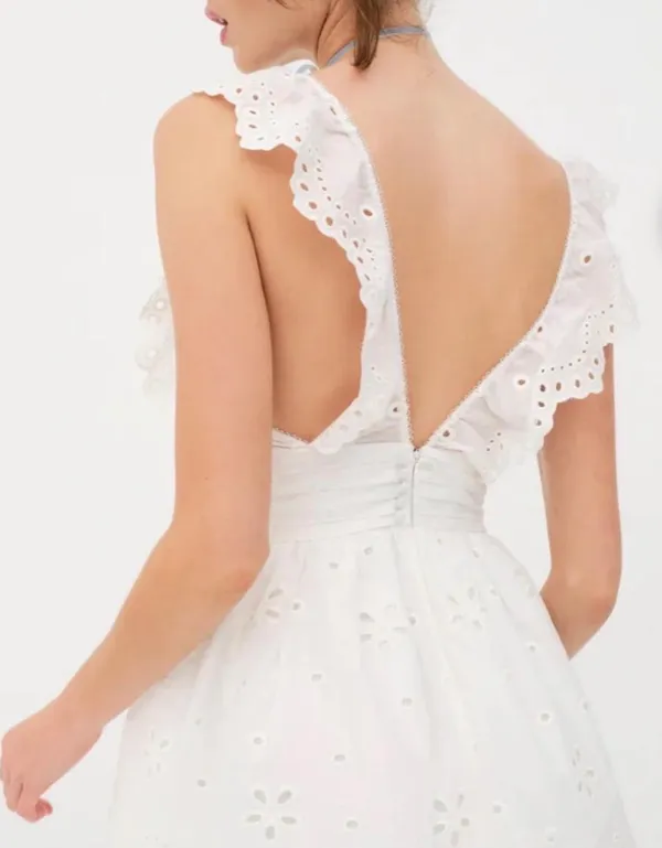 For Love & Lemons Mini Dress White - Image 2