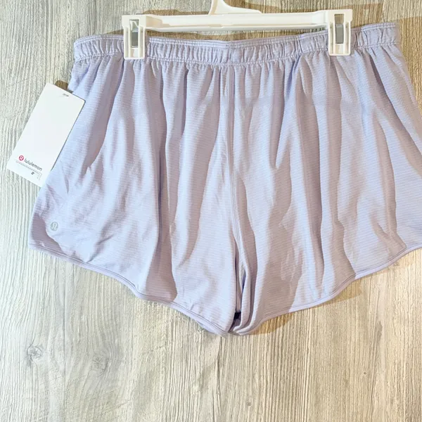 Lululemon Swiftly Mid‎ Rise Shorts Serene Blue Pastel Athletic Lined Size 14 NWT - Image 6