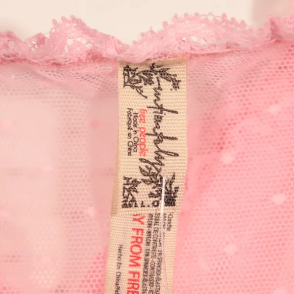 NWT Free People Heart to Heart Mini Slip in Pink Size Large - Image 13
