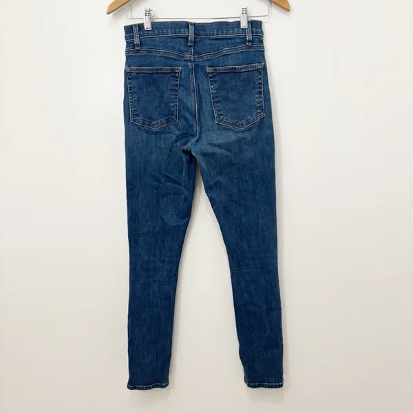 Reformation Women’s Skinny High-Rise Dark Blue Jeans Size 27 - Image 3
