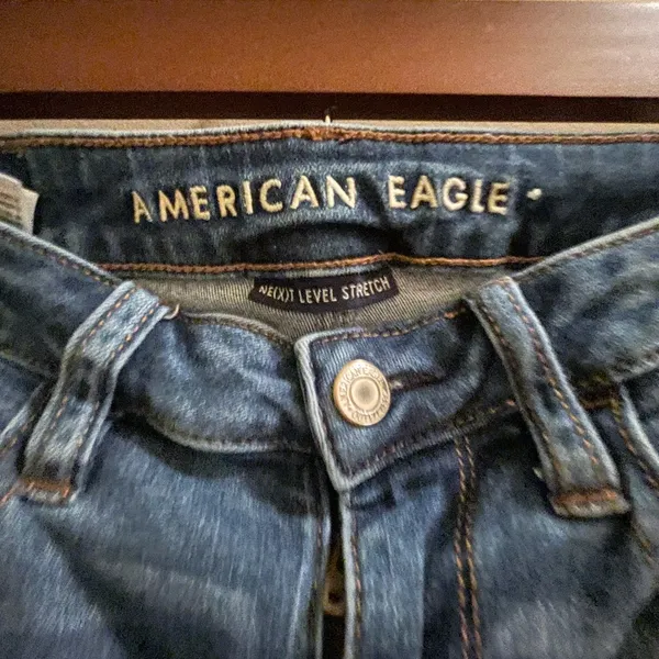 American Eagle Outfitters Next Level Stretch Super Hi Rise Jeggings Sz 0 Short - Image 3