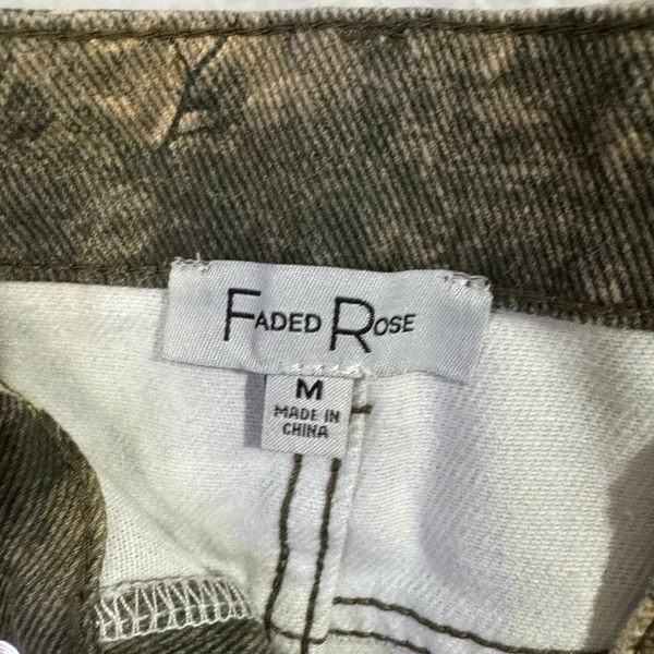 Faded Rose Camouflage Mini Skirt - Image 5