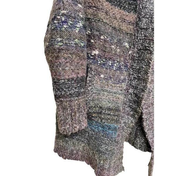 Free People Starlight Shadow Poncho Cardigan Women's Size Medium‎ - Image 7