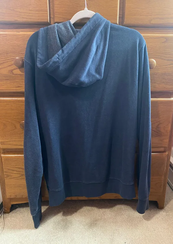 J Crew Navy Zip Up Jacket  - Image 3