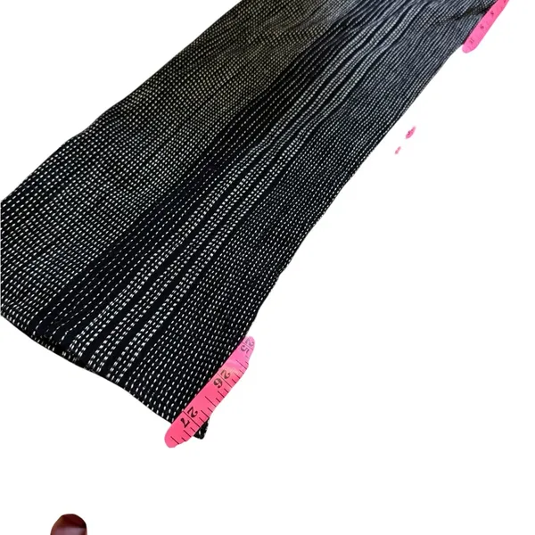 👖 Blue Rain Striped Black‎ Gray Wide Leg Pants Small Lightweight ✨ - Image 4