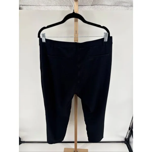 Quince LB24727 Ultra-Stretch Ponte Straight Leg Pant XL Petite Black - Image 8